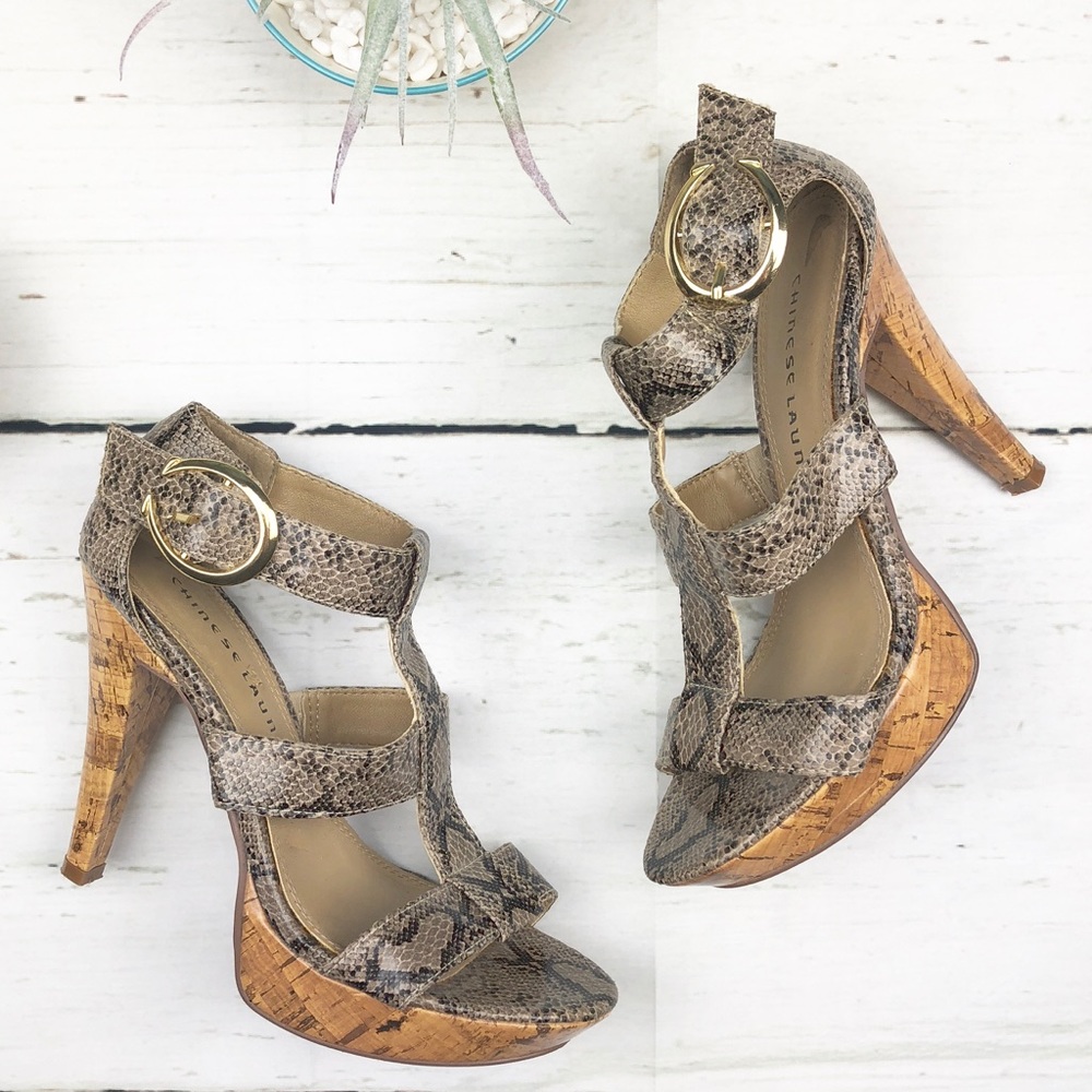 Chinese Laundry Cork Heels
